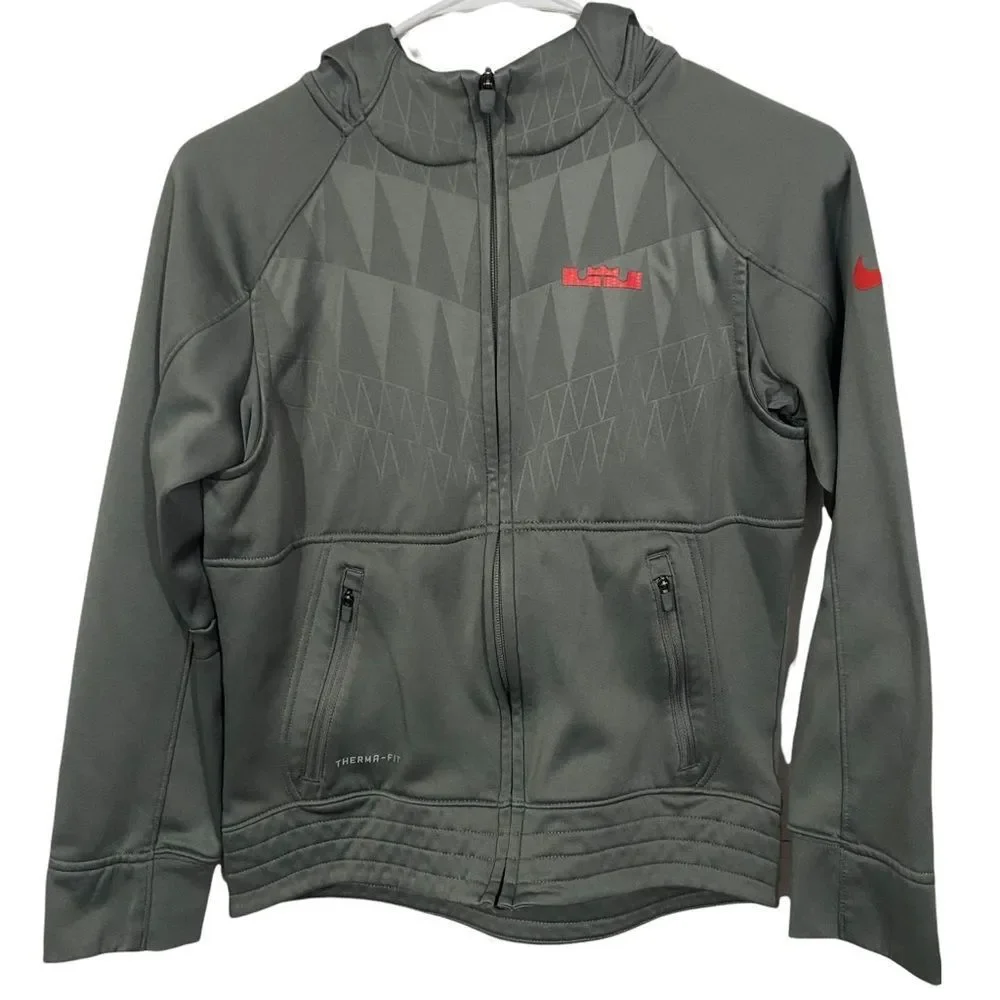 Nike Therma Fit Lebron James Full Zip Athletic Hoodie